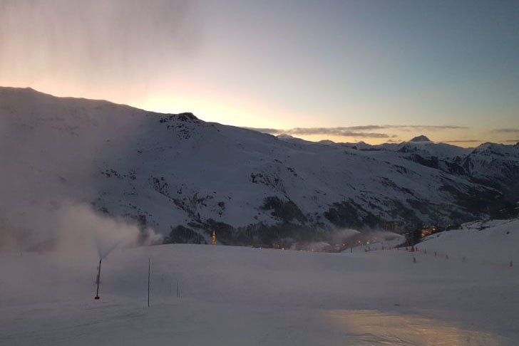 Photo historique aux Menuires