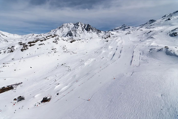 Photo historique aux Menuires